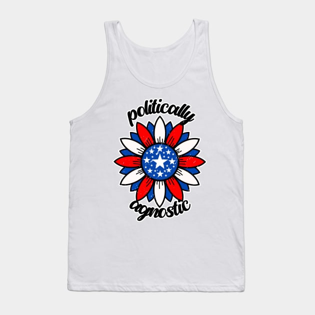 Politically Agnostic Tank Top by nextneveldesign